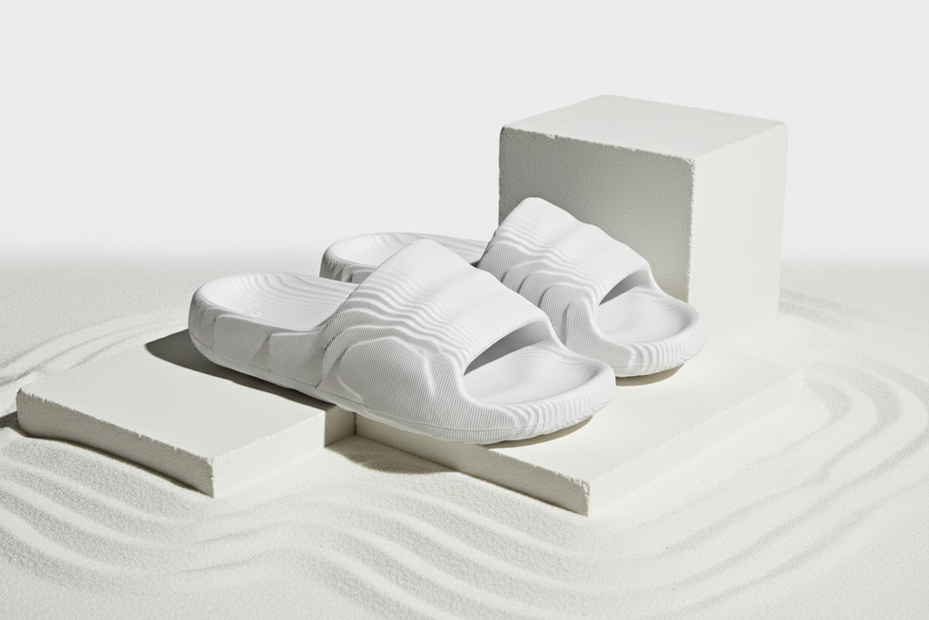 Adidas Adilette 22 Slides - Studio Detail Shot
