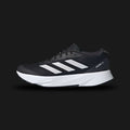 Adidas Adizero SL running shoes in Core Black, Cloud White, and Carbon (HQ1349). Features a lightweight, breathable Core Black engineered mesh upper designed for daily training. Includes crisp Cloud White 3-Stripes, a dual-foam midsole combining Lightstrike and Lightstrike Pro cushioning for maximum energy return, and a durable Carbon rubber outsole. Luxuntique guarantees 100% authentic Adidas footwear in Sri Lanka.
