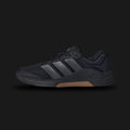 Adidas Dropset 4 Training Shoes in Core Black and Grey Five (JR4673). Features a dual-density midsole with a firm heel for lifting stability and a soft forefoot for movement comfort. Includes a wide toe-box for natural toe splay and a breathable mesh upper with TPU lateral reinforcements. High-traction Adiwear outsole. Luxuntique offers 100% authentic Adidas in Sri Lanka.