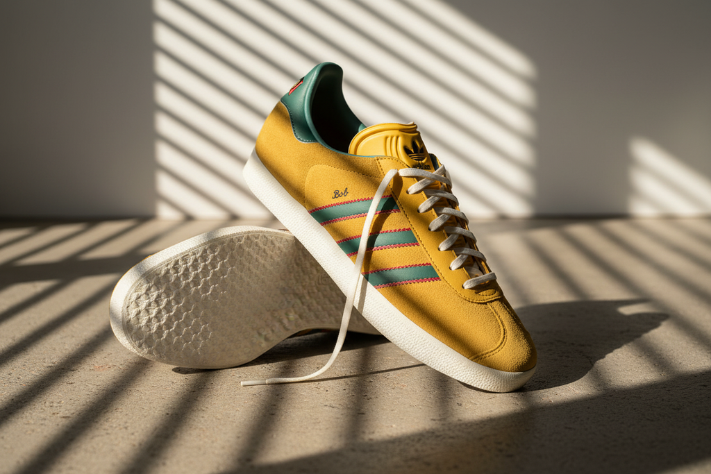 Adidas Gazelle Bob Marley Studio Shot
