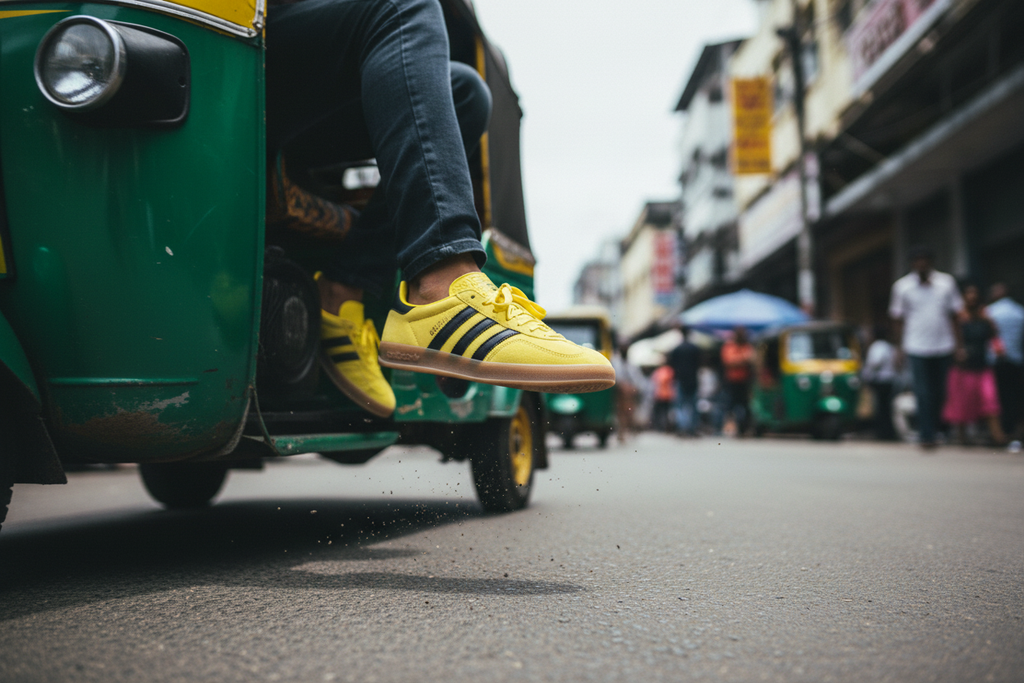 Adidas Gazelle Indoor Urban Tuk-Tuk Street Photo