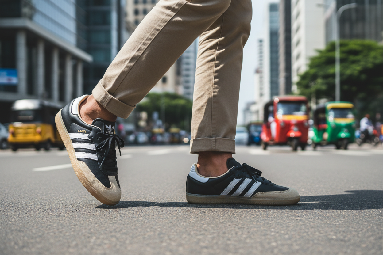 Adidas Samba OG Colombo WTC Street Style Shot