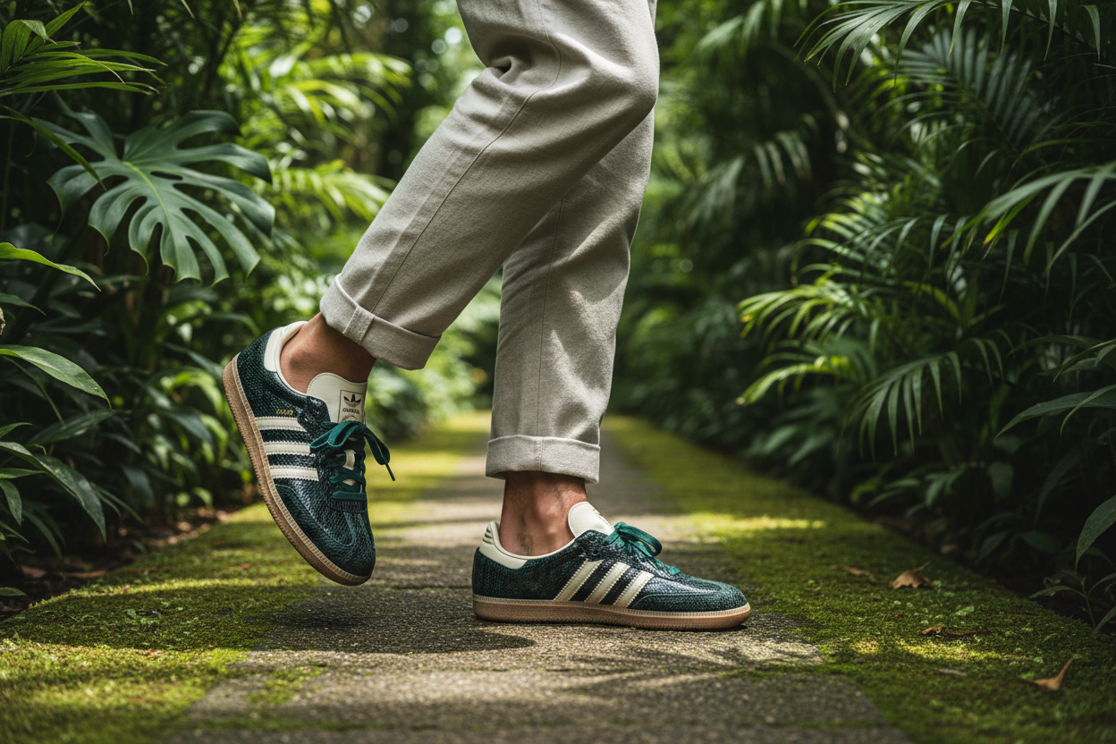 Adidas Samba OG Tropical Garden Lifestyle Shot