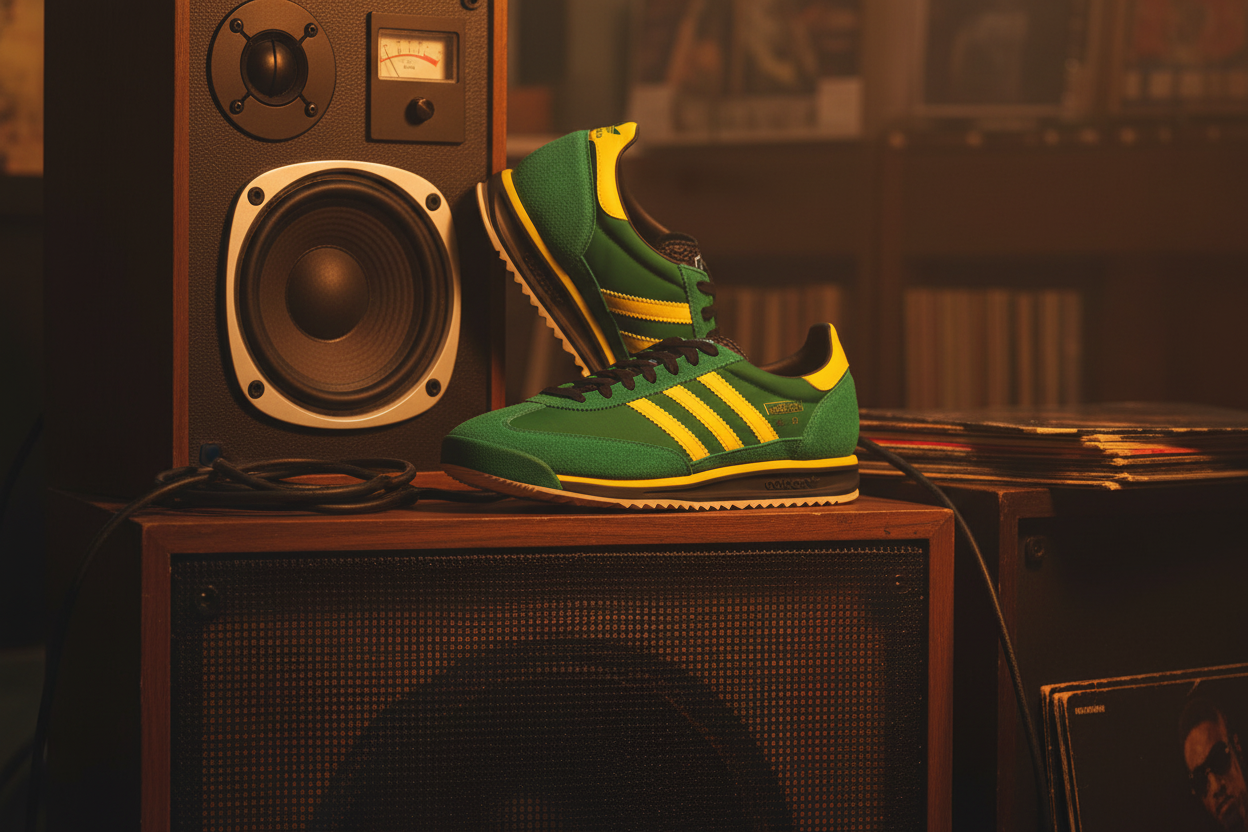 adidas SL 72 RS Jamaica Sound System Shot