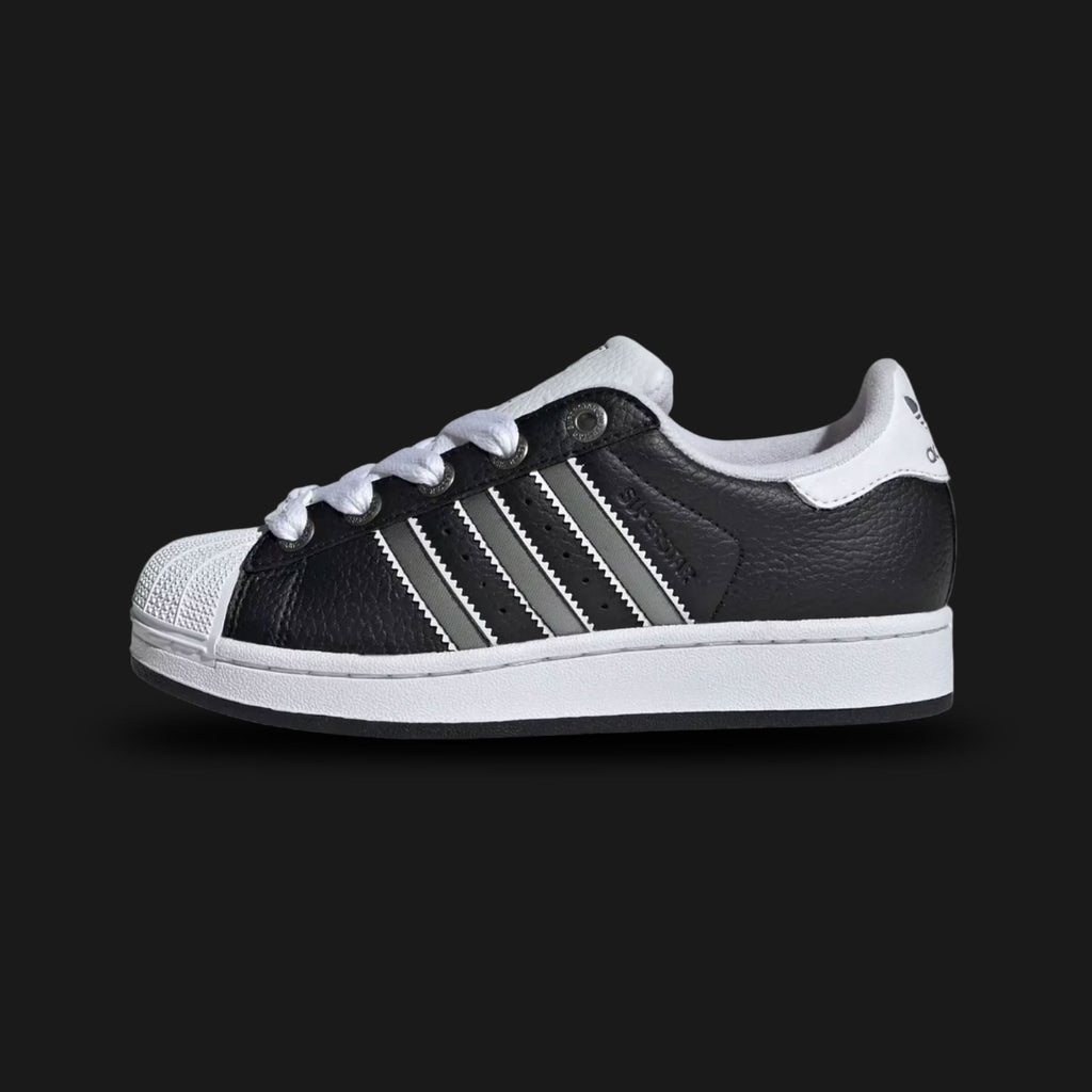 Black and white Adidas Superstar II Shoes sneaker (Design code: JQ0314). Luxuntique offers 100% authentic Adidas originals at the lowest prices in Sri Lanka.