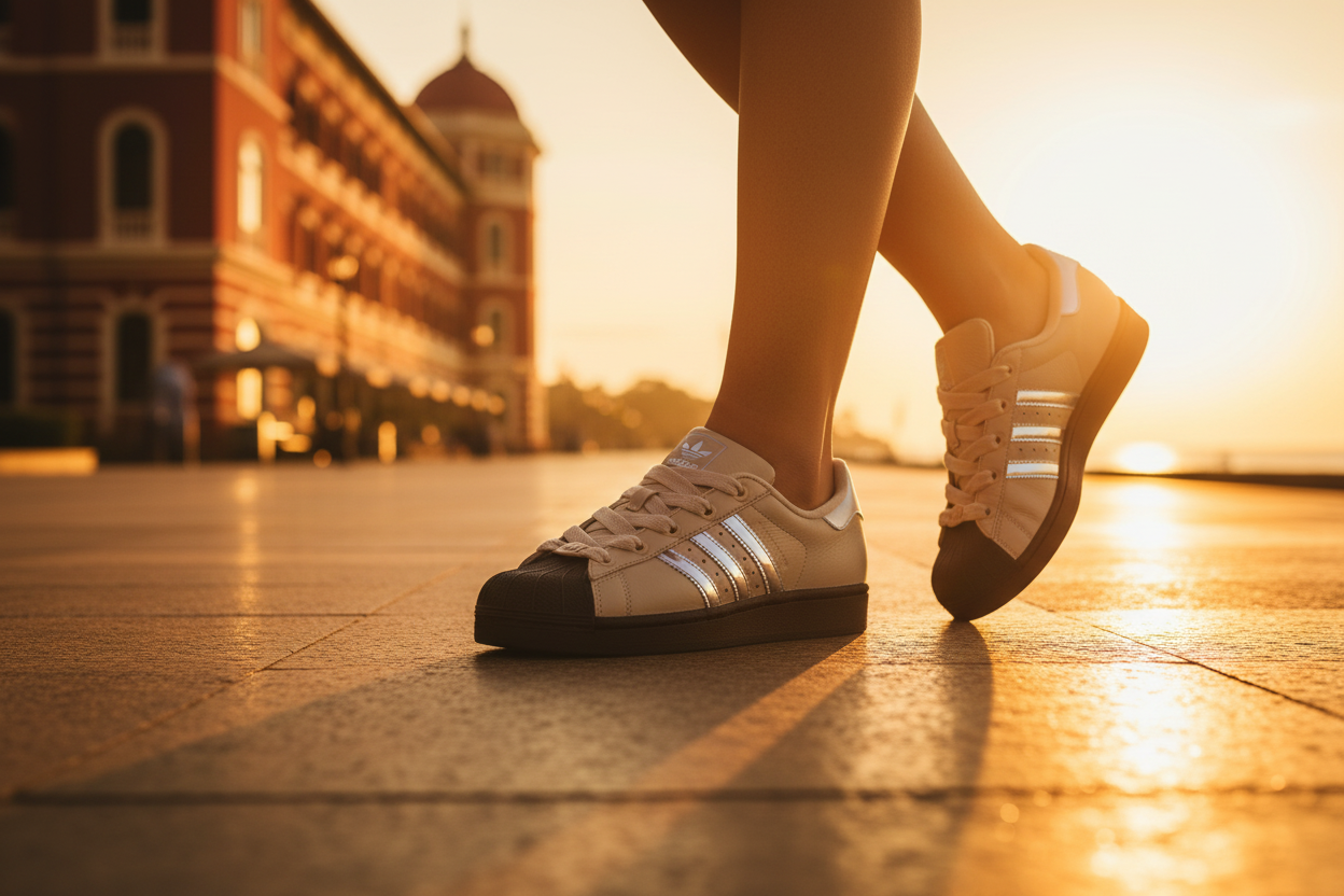 Adidas Superstar II Galle Face Sunset Action