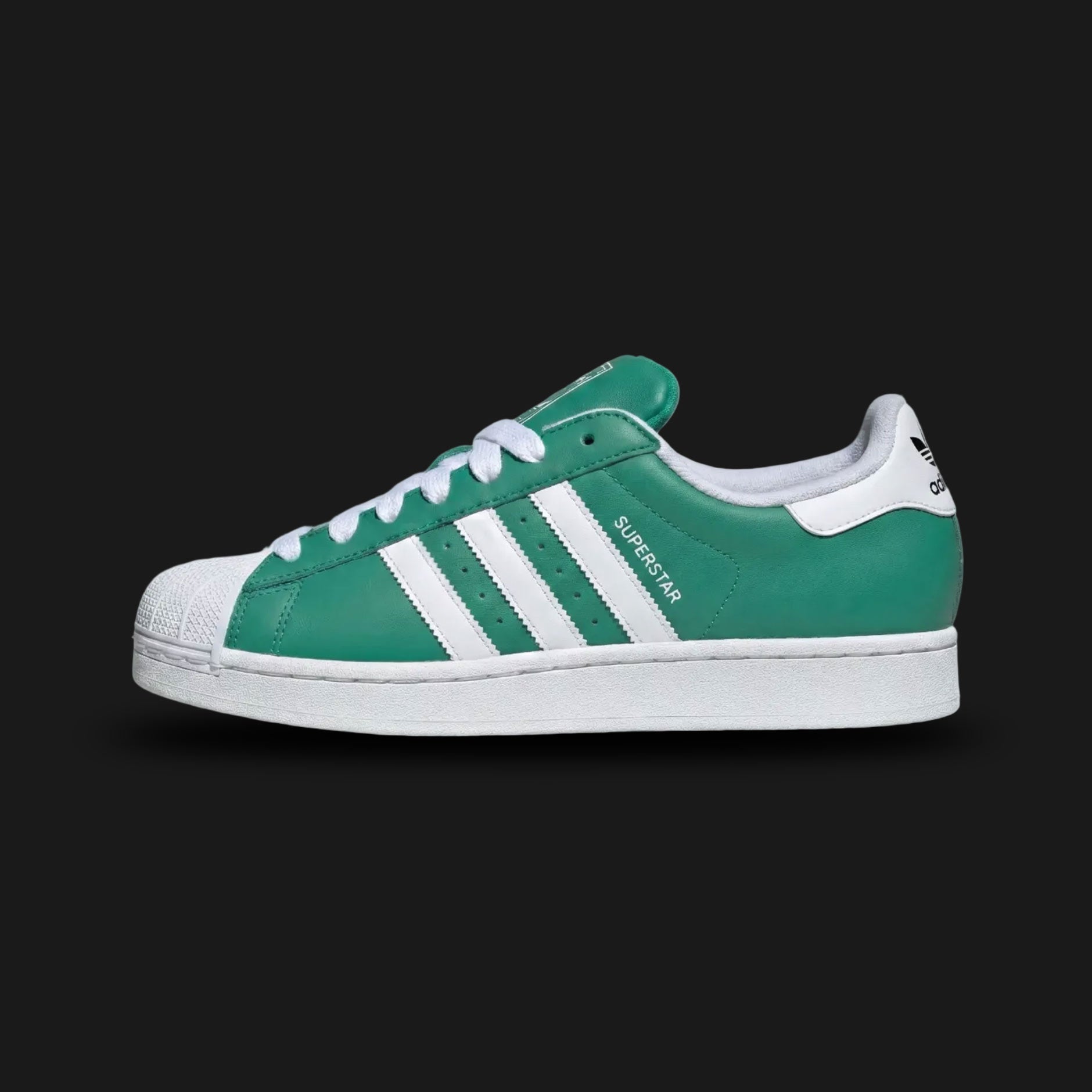 Green Adidas Superstar II Shoes sneaker with white stripes (Design code: JI3076). Luxuntique offers authentic green Adidas originals at the lowest prices in Sri Lanka.