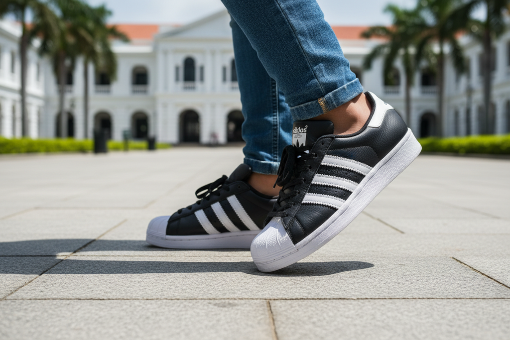 Adidas Superstar II Independence Square Action Shot