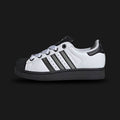 White and black Adidas Superstar II Shoes sneaker. Luxuntique offers authentic Adidas footwear at the lowest prices in Sri Lanka.