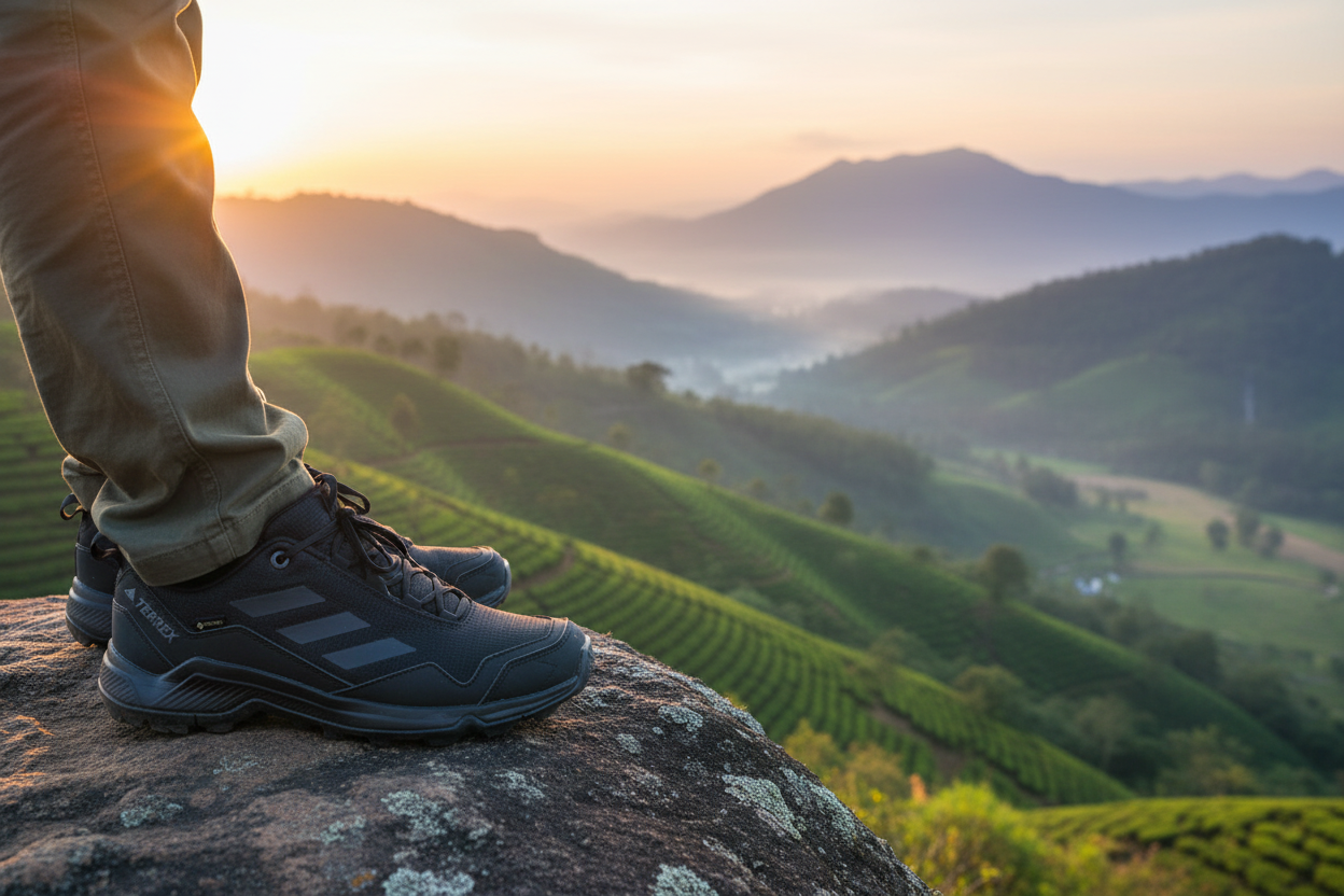 Adidas Terrex Eastrail GORE-TEX Ella Summit Sunrise Lifestyle Shot