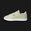 adidas Urban Court IKD tennis shoes in Putty Grey, Core Black, and Cloud White (Design Code: JK1827). Featuring a smooth synthetic leather upper in a premium Putty Grey (greige) tone with bold contrasting Core Black three-stripes and a crisp Cloud White heel tab. Built on a durable rubber cupsole for a classic tennis look with modern urban comfort. Luxuntique offers 100% authentic adidas lifestyle sneakers at the lowest price in Sri Lanka.