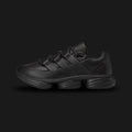 adidas x Entire Studios Lightblaze POD shoes in Core Black (KI3210). Features a monochromatic Triple Black post-apocalyptic design with a premium suede and textile upper, accented by harness-like three stripes. Includes a lightweight Lightstrike cushioning midsole for energy return and a highly durable Adiwear rubber outsole. Luxuntique offers 100% authentic adidas in Sri Lanka.