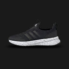 adidas X_PLR Pulse shoes in Core Black and Cloud White (Design Code: IE8475). Featuring a sleek, breathable Core Black mesh upper with tonal black overlays and crisp, contrasting Cloud White three-stripes. Equipped with a sculpted, plush foam midsole for all-day urban comfort and a durable textured outsole. Luxuntique offers 100% authentic adidas modern lifestyle sneakers at the lowest price in Sri Lanka.
