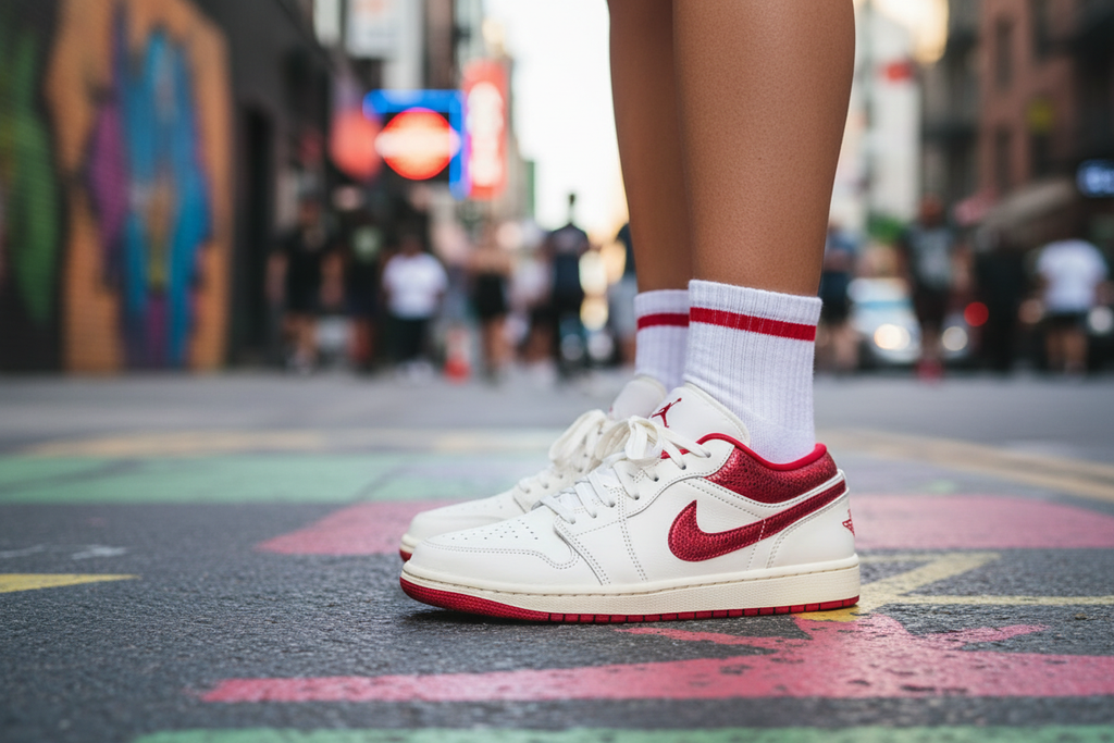 Air Jordan 1 Low SE Women's Urban Street Style Shot