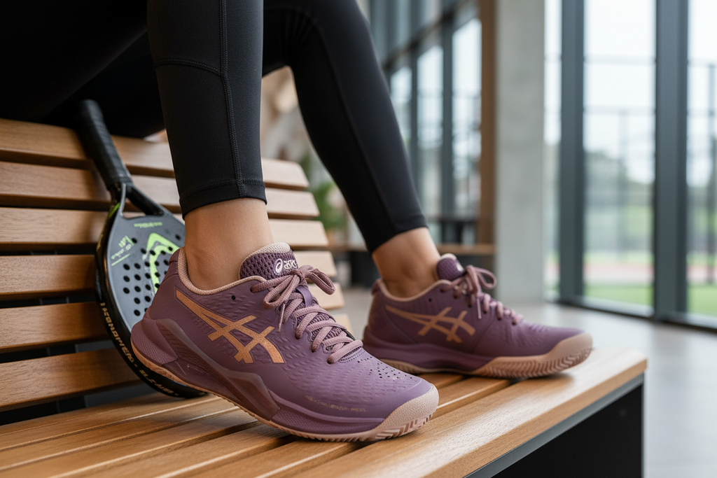 ASICS Gel-Challenger 14 Padel Lifestyle Editorial Shot