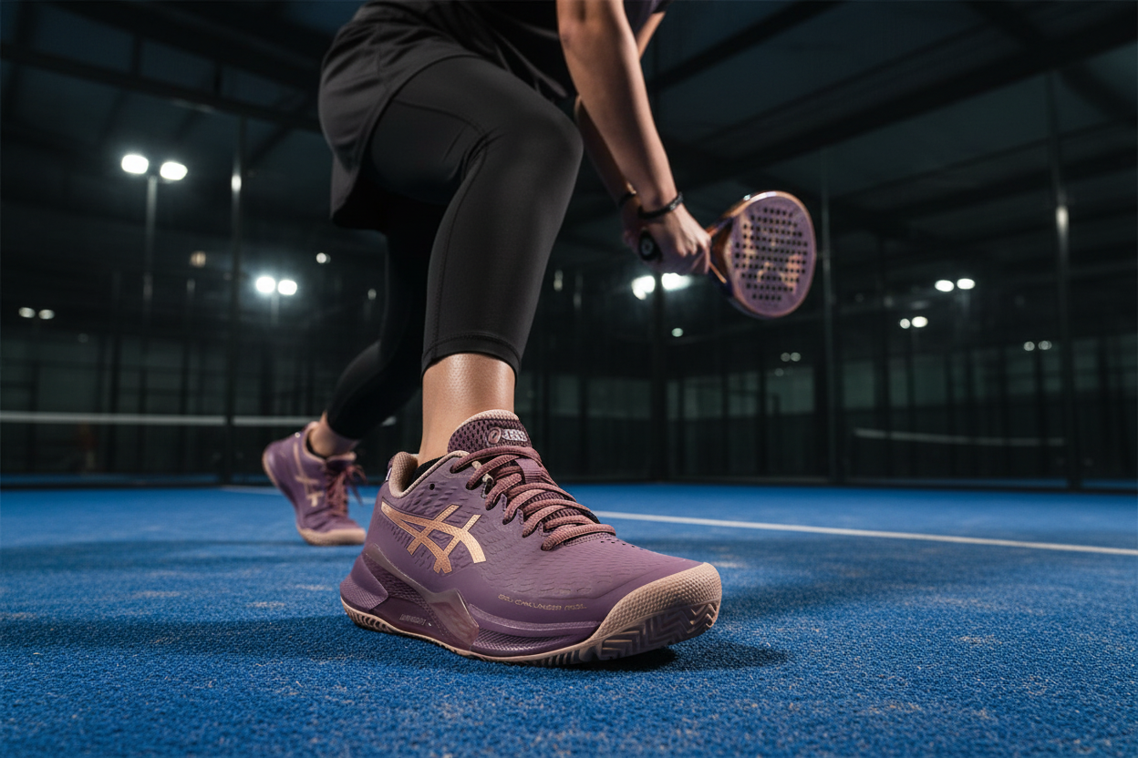 ASICS Gel-Challenger 14 Padel Professional Action Shot