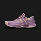 Purple Asics GEL-CHALLENGER 14 PADEL athletic shoe with gold accents (Design code: 1042A232-500). Luxuntique offers 100% authentic ASICS tennis and padel sneakers at the lowest prices in Sri Lanka.