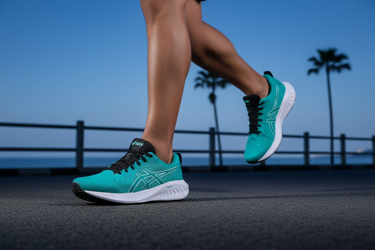 ASICS GEL-Excite 10 Marine Drive Running Action