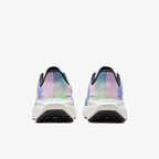 Nike Pegasus 41 SE HJ7816-400 - Forefoot Close-up showing Metallic Silver Swoosh, Black Rope Laces & Iridescent Mesh Texture