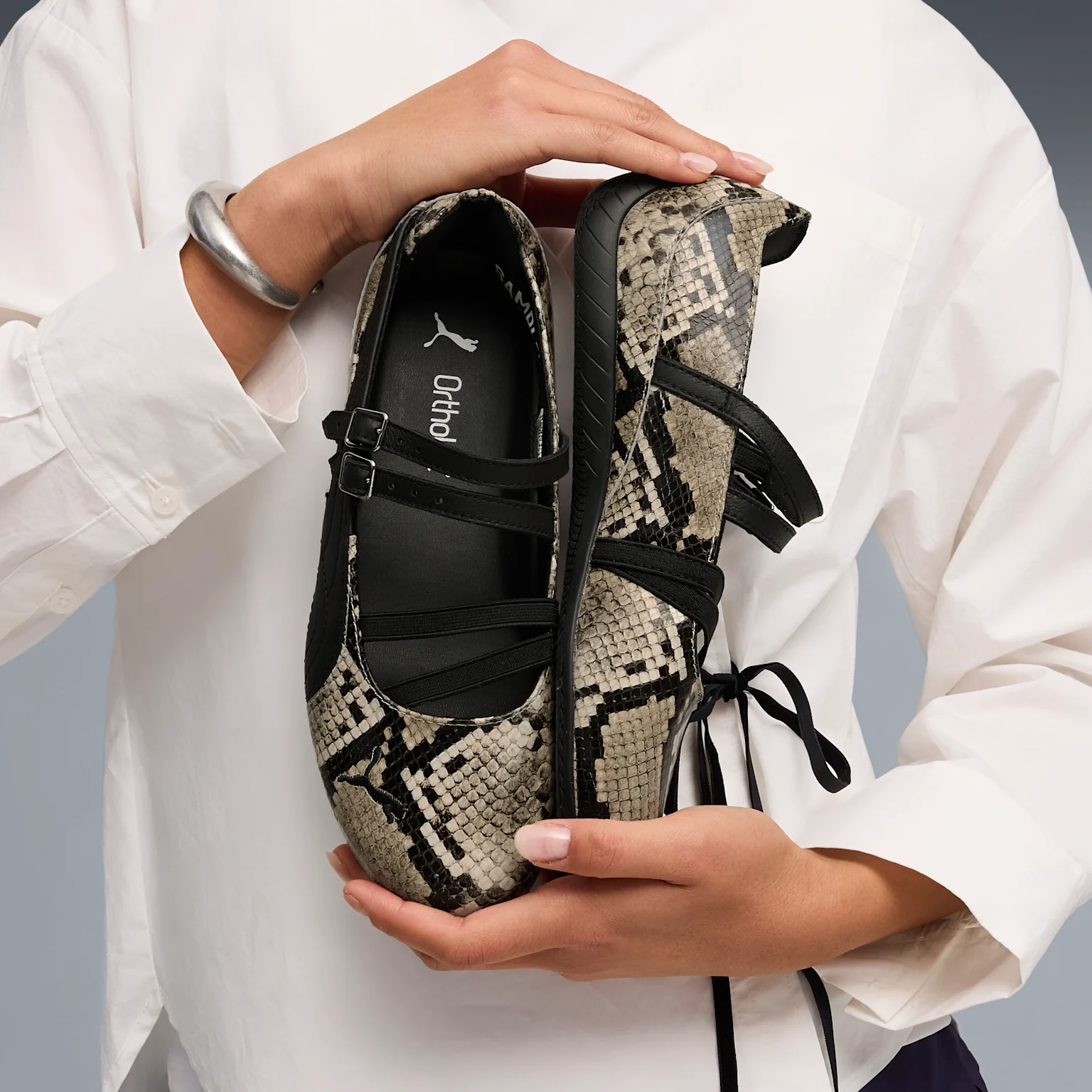 Puma Speedcat Ballet Snake Print Sneakers