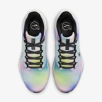 Nike Pegasus 41 SE HJ7816-400 - Front 3/4 Pair Shot showing AIR ZOOM Midsole Text & Full Iridescent Gradient