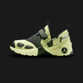 Jordan Trunner LX trainers in Luminous Green, Reflective Silver, and Anthracite (HQ2164-302). Features a signature three-strap lockdown system, woven midfoot panels, and breathable mesh. Accented by high-visibility Reflective Silver details. Luxuntique offers 100% authentic Jordan performance footwear in Sri Lanka.