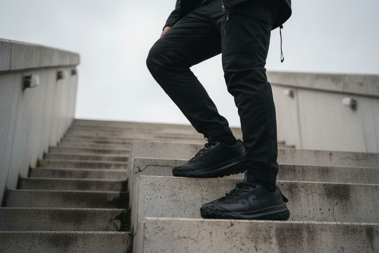 Nike ACG Mountain Fly 2 Low Black - Techwear Close-up