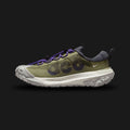 Nike ACG Mountain Fly 2 Low in Neutral Olive, Action Grape, and Light Orewood Brown (Design Code: DV7903-200). Featuring a mountain-inspired lugged rubber outsole, a lightweight foam midsole for comfort, and a breathable, durable upper with ACG branding. Luxuntique offers 100% authentic Nike All Conditions Gear at the lowest price in Sri Lanka.