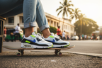Nike Air Max 90 Women's Blue Volt Street Style Shot