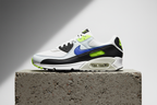 Nike Air Max 90 Women's Blue Volt Studio Photography