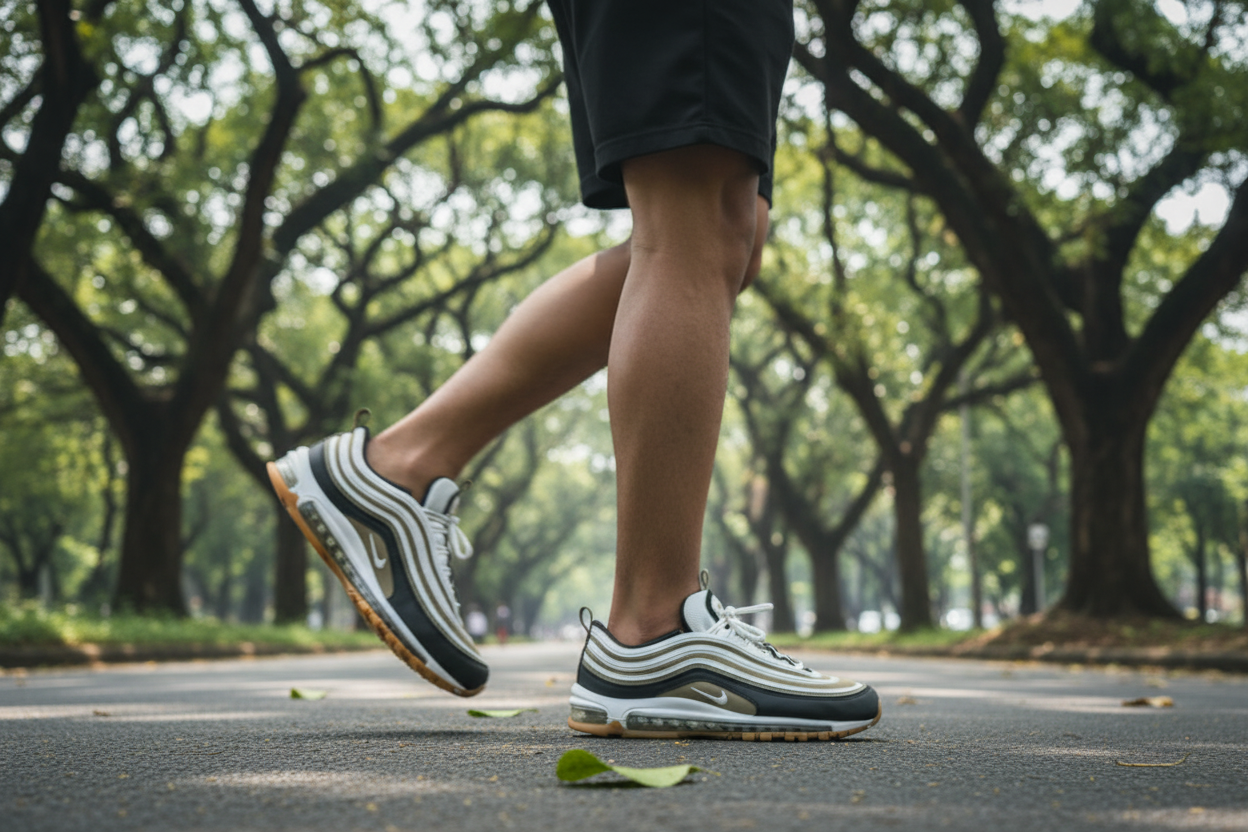 Nike Air Max 97 - Green Path Colombo Action Shot