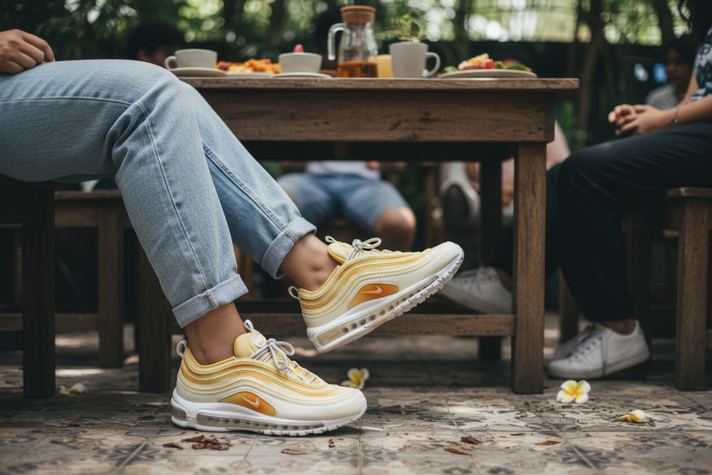 Nike Air Max 97 Women's - Cafe Kumbuk Lifestyle Shot