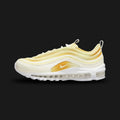 Yellow and white Nike Air Max 97 sneaker (Design code: NKFN0321-100). Luxuntique offers 100% authentic Nike Air Max footwear at the lowest prices in Sri Lanka.