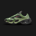 Nike Air Max Muse women's shoes in Black, Oil Green, and Metallic Silver with University Red accents (Design Code: FV1920-004). Featuring a visible Air Max unit for responsive cushioning, a layered mesh and synthetic upper for a retro-tech look, and a durable rubber outsole. Luxuntique offers 100% authentic Nike Air Max sneakers at the lowest price in Sri Lanka.