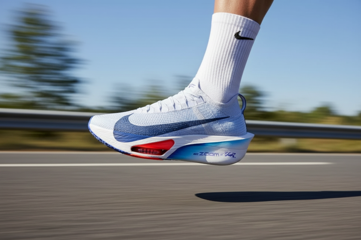 Nike Alphafly 3 in action on road