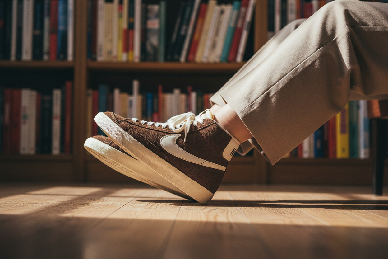 Nike Blazer Mid '77 Vintage Bookstore Editorial Photo
