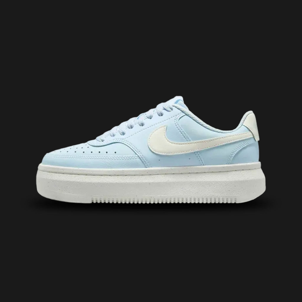 Light blue Nike Court Vision Alta platform sneaker for women (Design code: NKDZ5394-400). Luxuntique offers 100% authentic Nike Alta sneakers at the lowest prices in Sri Lanka.