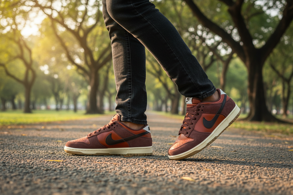 Nike Dunk Low Retro SE Cacao Wow - Viharamahadevi Park Action Shot