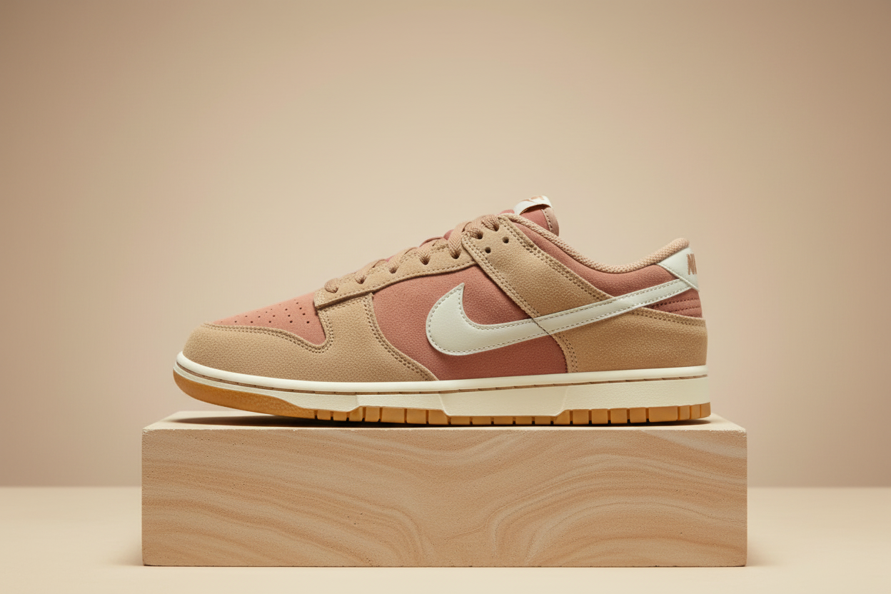 Nike Dunk Low Retro SE Canyon Rust Beach - Premium Studio Shot