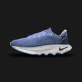 Nike Motiva GORE-TEX shoes in Royal Pulse, Cobalt Bliss, and Armoury Navy (HM0355-401). Features a waterproof GORE-TEX membrane, an exaggerated rocker sole for smooth movement, and soft Comfortgroove foam cushioning. Luxuntique guarantees 100% authentic "Nike" performance footwear in Sri Lanka.