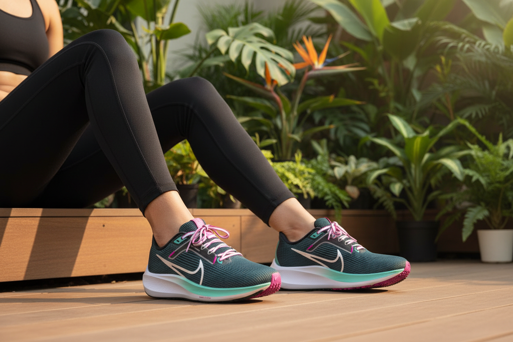 Nike Pegasus 40 Women's Wellness Deck - Seated Pose