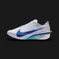 Nike Vaporfly 4 marathon racing shoe in Ghost and Persian Violet (Design Code: NKHF6414-001). Featuring the iconic full-length carbon fiber Flyplate and ultra-lightweight ZoomX foam for world-class energy return. Luxuntique offers 100% authentic Nike Vaporfly racing shoes at the lowest price in Sri Lanka.
