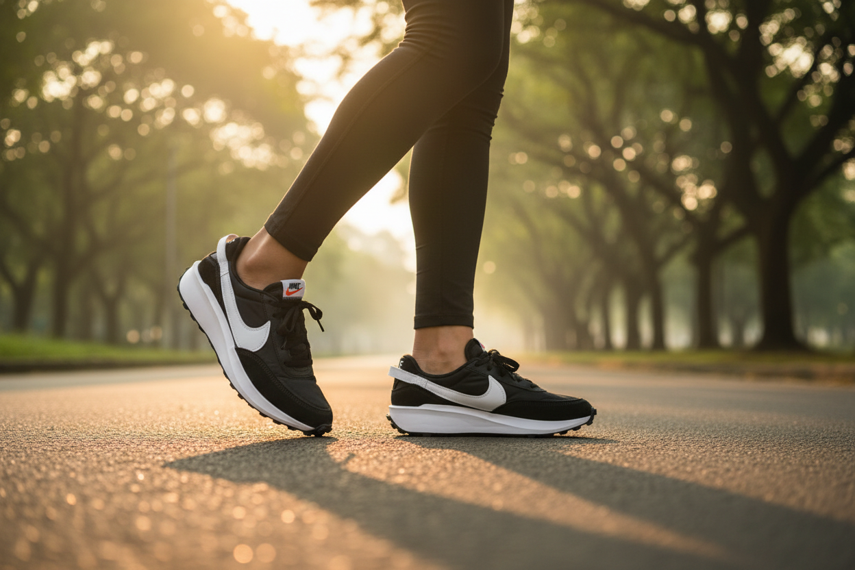 Nike Waffle Debut Black White - Torrington Square Running