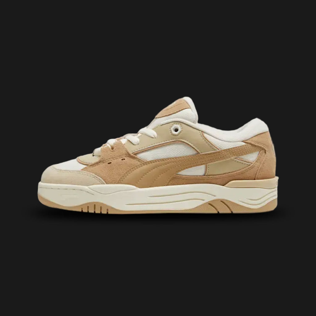 Beige and brown PUMA-180 sneaker with chunky retro skate design (Design code: 389267-10). Luxuntique offers 100% authentic PUMA 180s at the lowest prices in Sri Lanka.