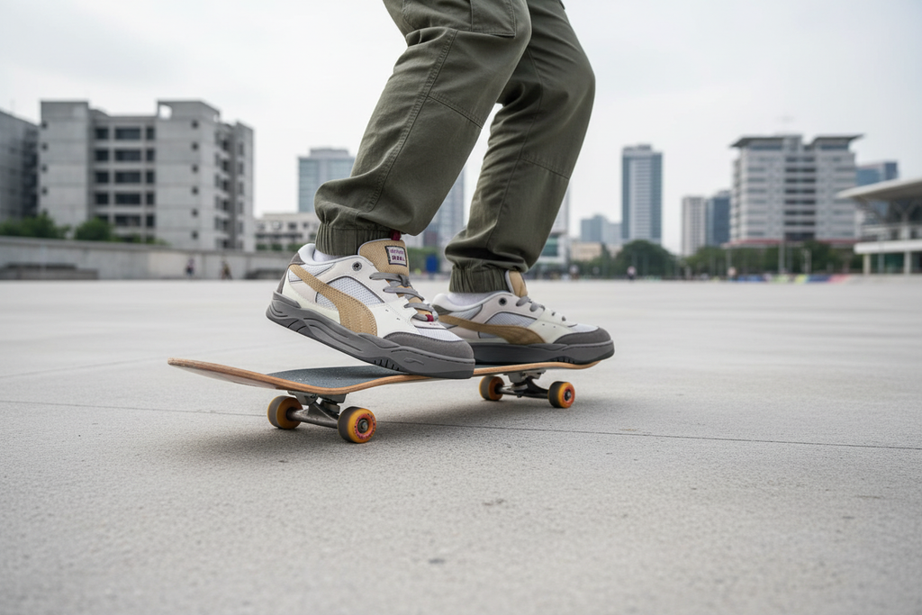 PUMA 180 SK8ER Skateboarding Action Shot