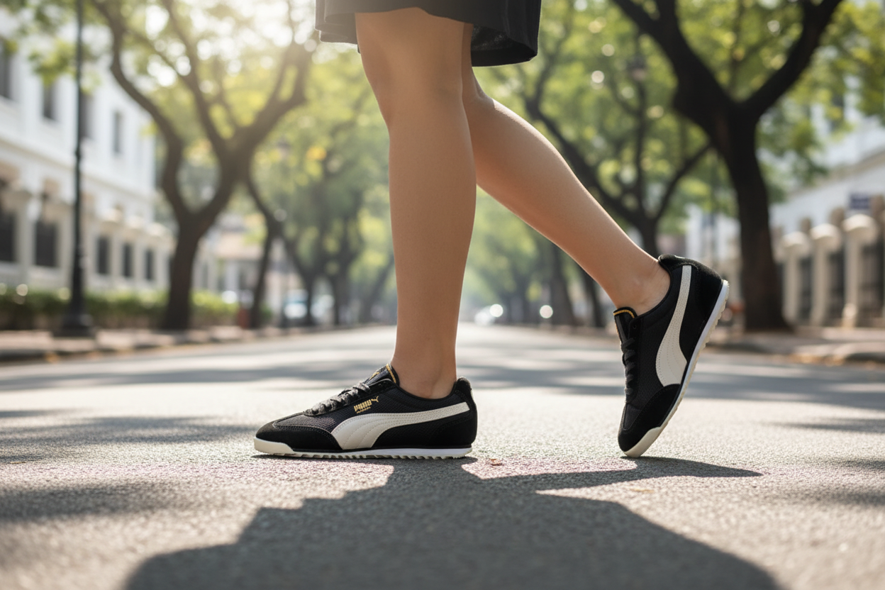 PUMA Arizona Sneakers - Side Profile Urban Lifestyle Shot
