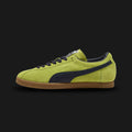 Puma Brasil unisex sneakers in Sea Kelp and New Navy (401048_05). Features a timeless, low-profile design inspired by classic football heritage. Crafted with a premium Sea Kelp upper, contrasting New Navy formstrip, and a durable rubber outsole for reliable grip and retro street style. Luxuntique guarantees 100% authentic Puma footwear in Sri Lanka.