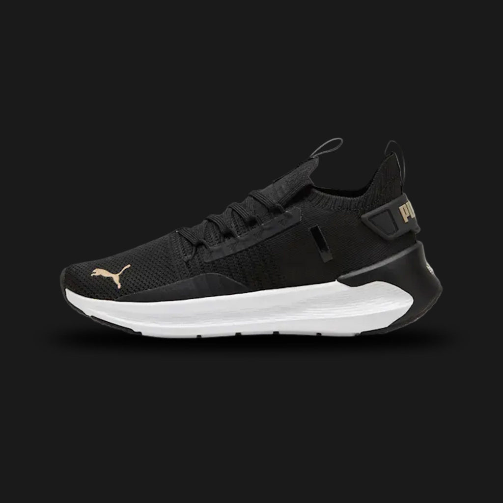 Original Puma Black and white Puma SOFTRIDE Symmetry Fuzion Running Shoes Women (Design Code: 310460-04). Luxuntique offers 100% authentic Puma sneakers at the lowest price in Sri Lanka.