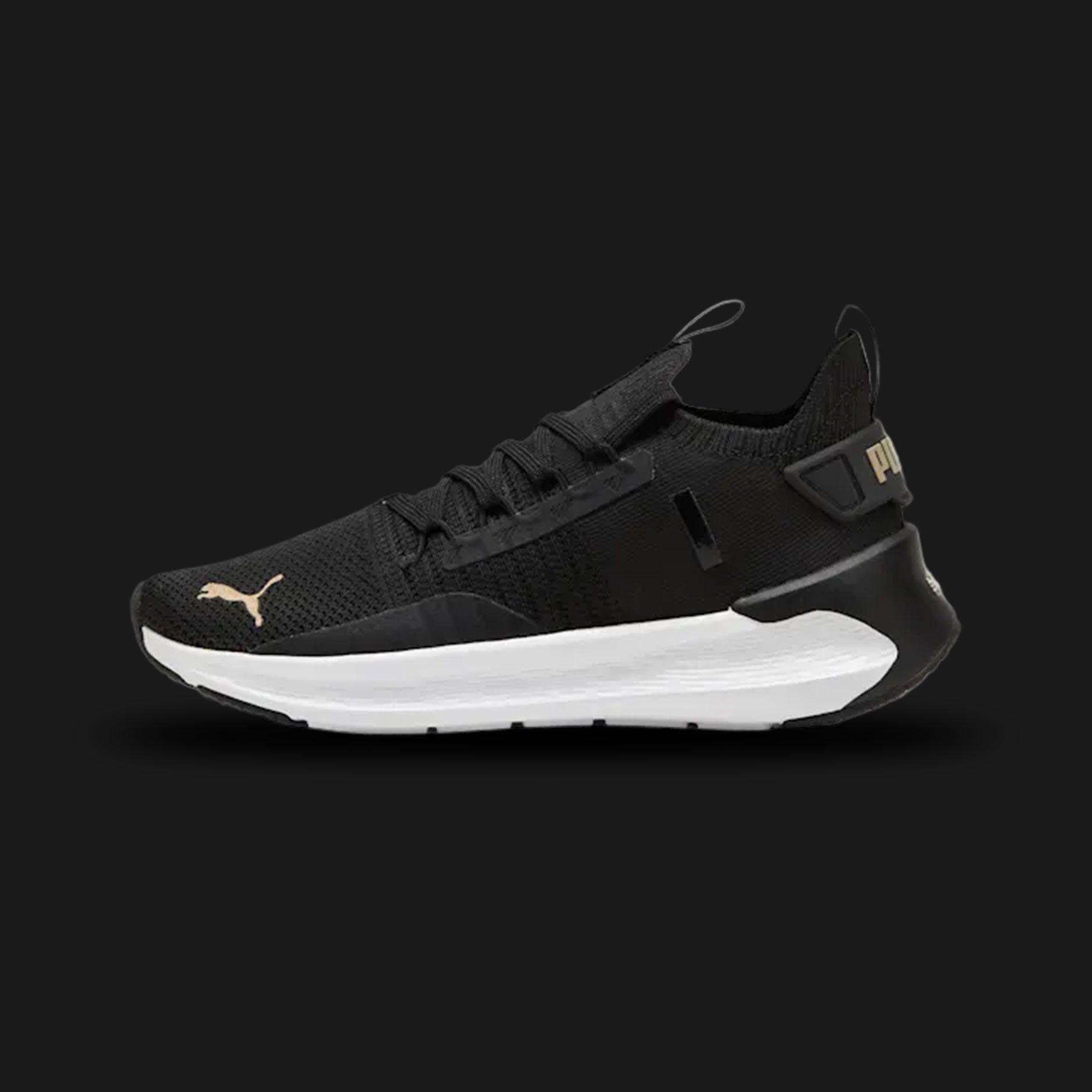 Original Puma Black and white Puma SOFTRIDE Symmetry Fuzion Running Shoes Women (Design Code: 310460-04). Luxuntique offers 100% authentic Puma sneakers at the lowest price in Sri Lanka.