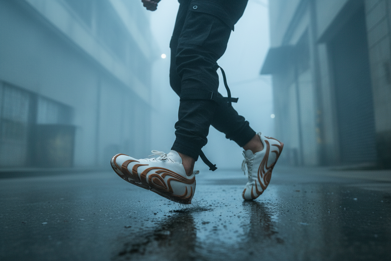 Puma Talon WTR foggy Fort district techwear photography